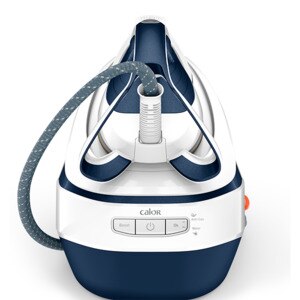 Statie de calcat TEFAL Pro Express Ultimate GV9712E0, 3000W, 590g/min, 1200ml, talpa Durilium, albastru-alb Statie de calcat TEFAL Pro Express Ultimate GV9712E0, 3000W, 590g/min, 1200ml, talpa Durilium, albastru-alb