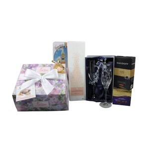 Cos cadou LUXURY BASKETS Champagne Rose 8CR Cos cadou LUXURY BASKETS Champagne Rose 8CR