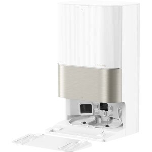 Aspirator robot DREAME X50 Ultra Complete RLX85CE4WH, 0.395l, 14.4V, autonomie max 220 min, Navigare 360, Comanda vocala, alb Aspirator robot DREAME X50 Ultra Complete RLX85CE4WH, 0.395l, 14.4V, autonomie max 220 min, Navigare 360, Comanda vocala, alb