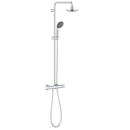 Set de dus reglabil Grohe Vitalio Start, baterie monocomanda, crom, cu termostat Set de dus reglabil Grohe Vitalio Start, baterie monocomanda, crom, cu termostat