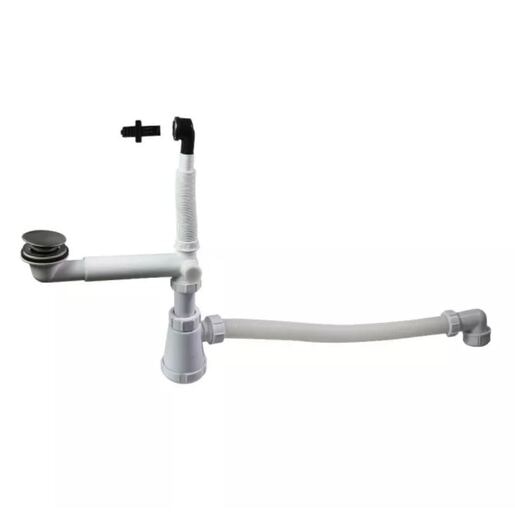 Kit sifon Cooke & Lewis Imandra, pentru chiuveta cu 1 cuva, 63 mm, 1 1/4" Kit sifon Cooke & Lewis Imandra, pentru chiuveta cu 1 cuva, 63 mm, 1 1/4"
