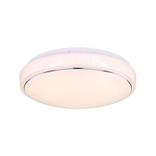 Plafoniera LED GLOBO Kalle 48408-18, 18W, 1300lm, 3000K, alb-crom Plafoniera LED GLOBO Kalle 48408-18, 18W, 1300lm, 3000K, alb-crom