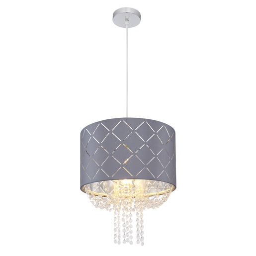 Lustra tip pendul, Gri, 40 W, 1 x E27 Globo Gray Lustra tip pendul, Gri, 40 W, 1 x E27 Globo Gray