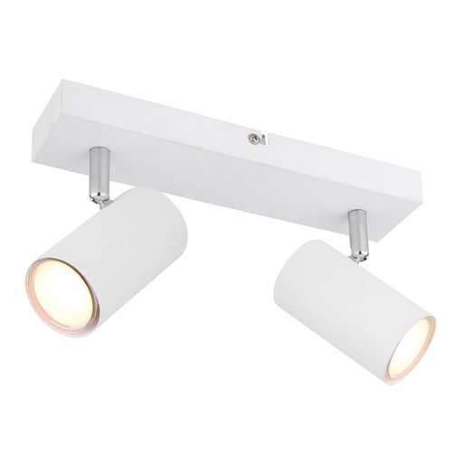 Spot Led Alb Metal 2X 35W Gu10 Spot Led Alb Metal 2X 35W Gu10