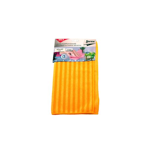 Laveta microfibra ZOREX Pro LMCOMBI, insertii abrazive, 40 x 40 cm Laveta microfibra ZOREX Pro LMCOMBI, insertii abrazive, 40 x 40 cm