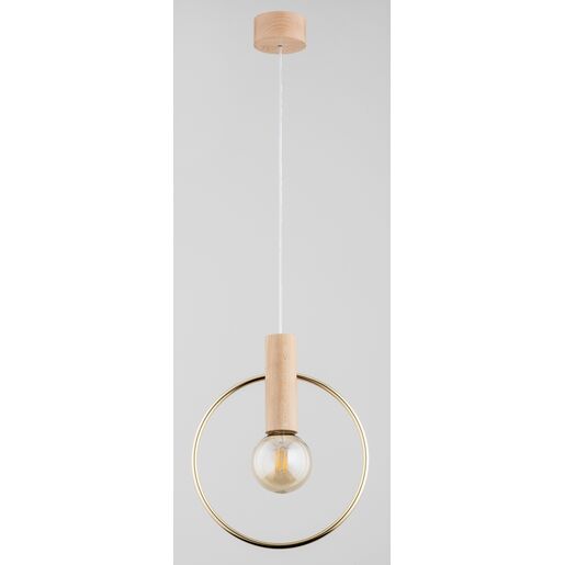 Lustra tip pendul, Auriu, 60 W, 1 x E27 Alfa Labo Lustra tip pendul, Auriu, 60 W, 1 x E27 Alfa Labo