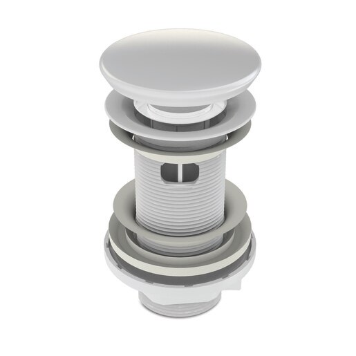 Ventil WIRQUIN quick-clack cu preaplin, dop ceramic, L 100 mm, alb Ventil WIRQUIN quick-clack cu preaplin, dop ceramic, L 100 mm, alb