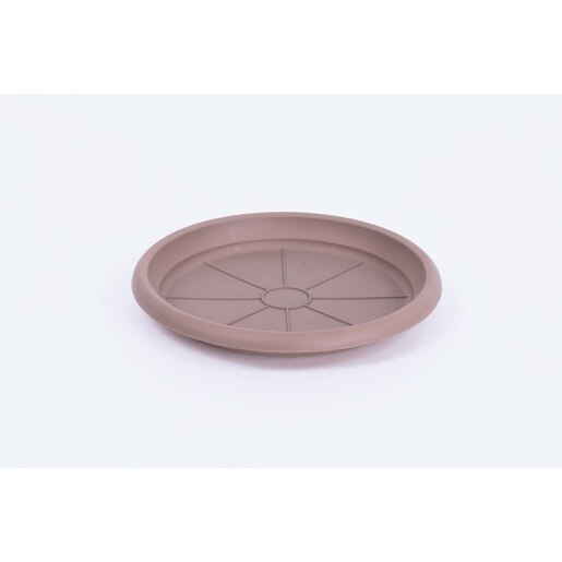 Farfurie ghiveci Diana, D23 cm, maro hazelnut Farfurie ghiveci Diana, D23 cm, maro hazelnut