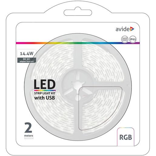Banda Led Rgb 2M Ip65 Avide Banda Led Rgb 2M Ip65 Avide