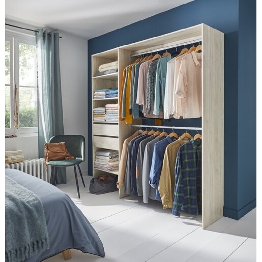 Kit dressing complet Zodiak, 200 x 181 cm, stejar Kit dressing complet Zodiak, 200 x 181 cm, stejar