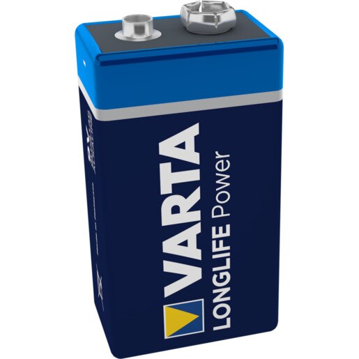 Baterie alcalina, 6LR61 Varta Longlife Power Baterie alcalina, 6LR61 Varta Longlife Power