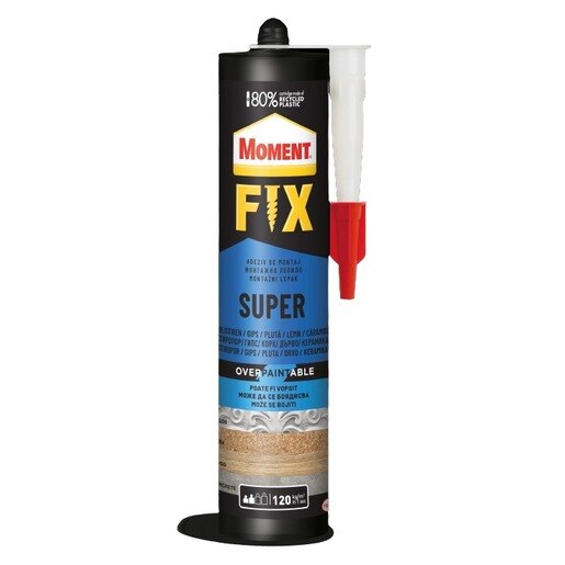 Adeziv pentru polistiren si termoizolatii MOMENT Super Fix, crem, 400 g Adeziv pentru polistiren si termoizolatii MOMENT Super Fix, crem, 400 g