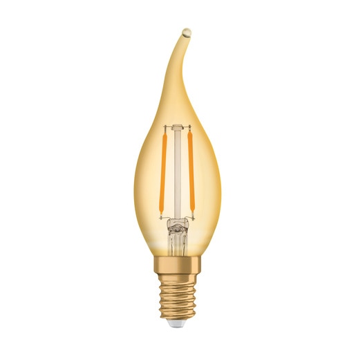 Bec LED decorativ, Osram, E14, 2.5W, 2400K, auriu Bec LED decorativ, Osram, E14, 2.5W, 2400K, auriu