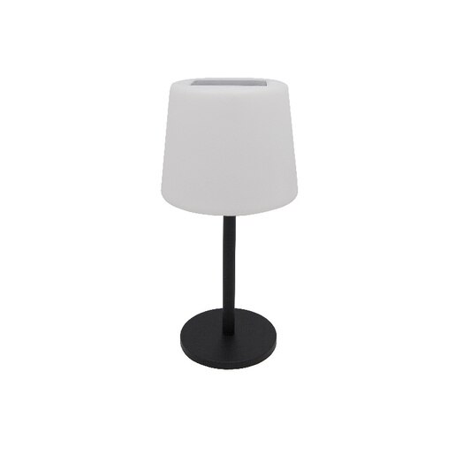 Lampa solara LED BLOOMA, 2 W, 3000K, IP44, sticla si otel inoxidabil, alb/negru Lampa solara LED BLOOMA, 2 W, 3000K, IP44, sticla si otel inoxidabil, alb/negru