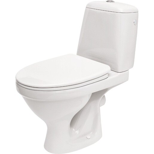Set vas WC CERSANIT Eko 2000 K07-162, portelan, rezervor 3-6 l, capac SoftClose, alb Set vas WC CERSANIT Eko 2000 K07-162, portelan, rezervor 3-6 l, capac SoftClose, alb