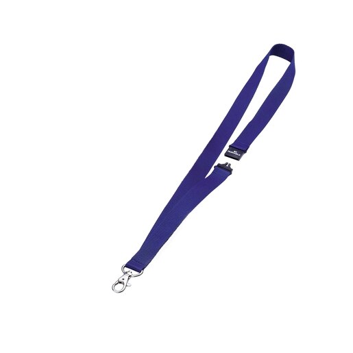 Snur ecuson DURABLE, textil, 80 cm, 10 bucati, albastru Snur ecuson DURABLE, textil, 80 cm, 10 bucati, albastru