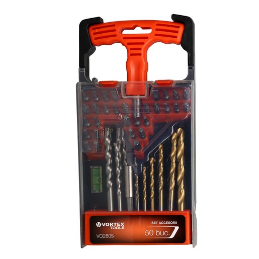 Set burghie VORTEX TOOLS VO2805, 50 biti Set burghie VORTEX TOOLS VO2805, 50 biti
